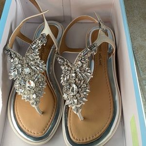 Antonio Melani Eta crystal sandal